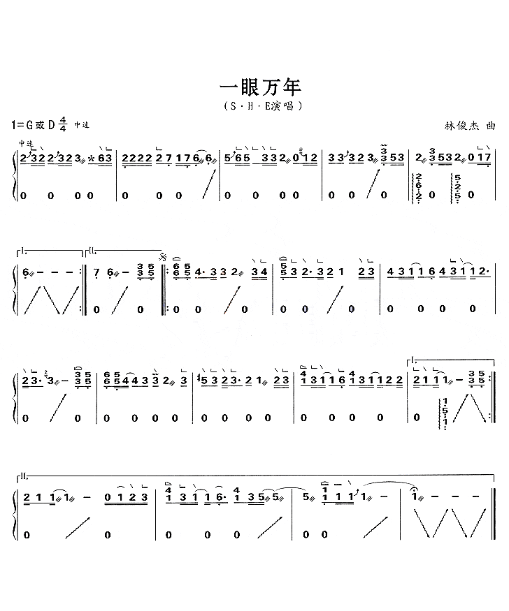 《一眼万年》（S.H.E）